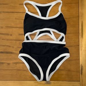 Aerie One Piece with cut outs